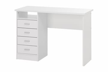 Skrivbord Praxia 110 cm med Förvaring Lådor + Hylla