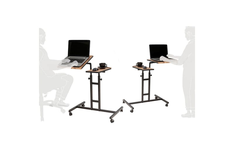 Ståskrivbord Jasiman 67 cm - Trä/natur/Svart - Möbler - Bord & matgrupp - Kontorsbord - Skrivbord