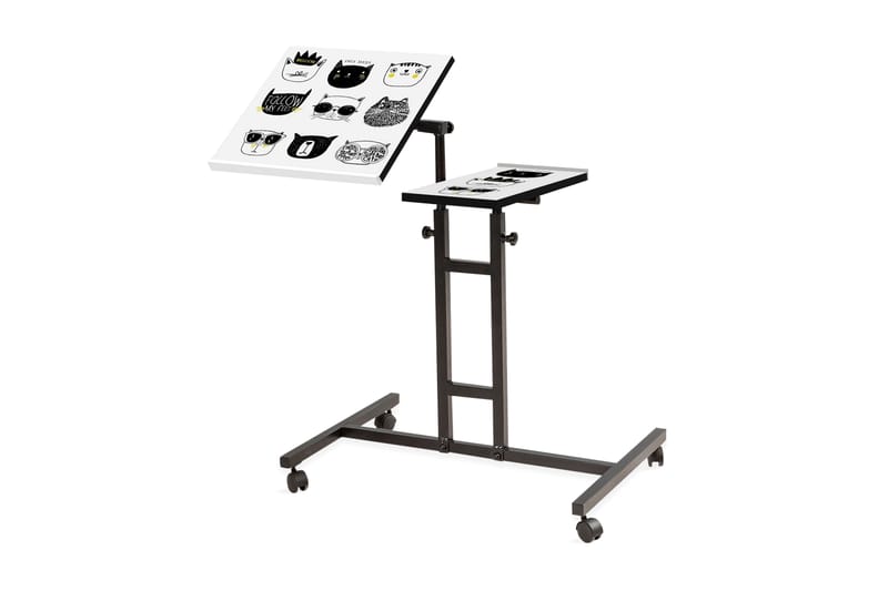 Ståskrivbord Kendallynn 67 cm Katt - Svart/Vit - Möbler - Bord & matgrupp - Kontorsbord - Skrivbord
