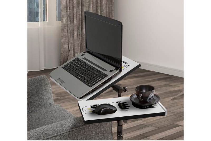 Ståskrivbord Kendallynn 67 cm Katt - Svart/Vit - Möbler - Bord & matgrupp - Kontorsbord - Skrivbord