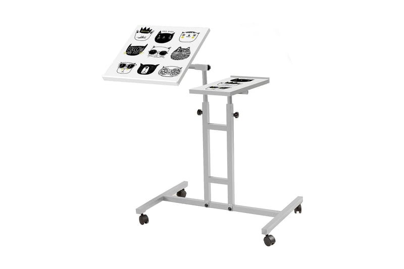 Ståskrivbord Kendallynn 67 cm Katt - Vit/Svart - Möbler - Bord & matgrupp - Kontorsbord - Skrivbord