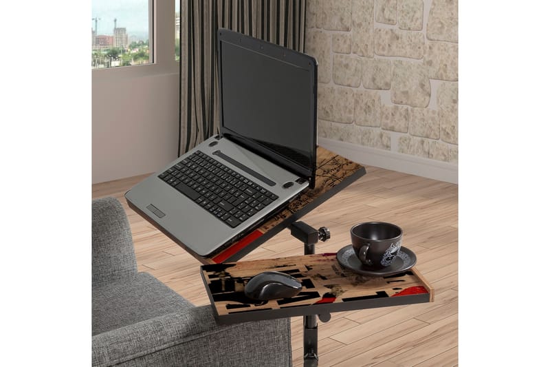 Ståskrivbord Tyanne 67 cm - Trä/Natur/Svart - Möbler - Bord & matgrupp - Kontorsbord - Skrivbord