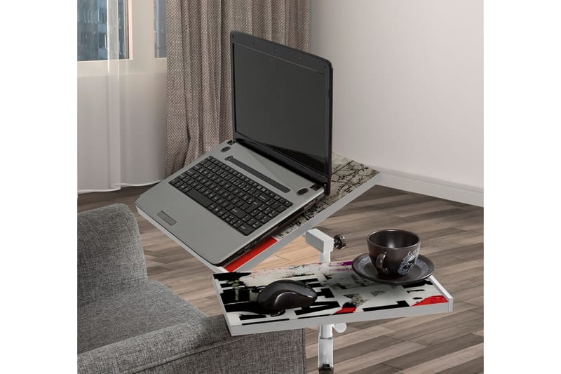 Ståskrivbord Tyanne 67 cm - Vit - Skrivbord - Datorbord - Höj och sänkbart skrivbord