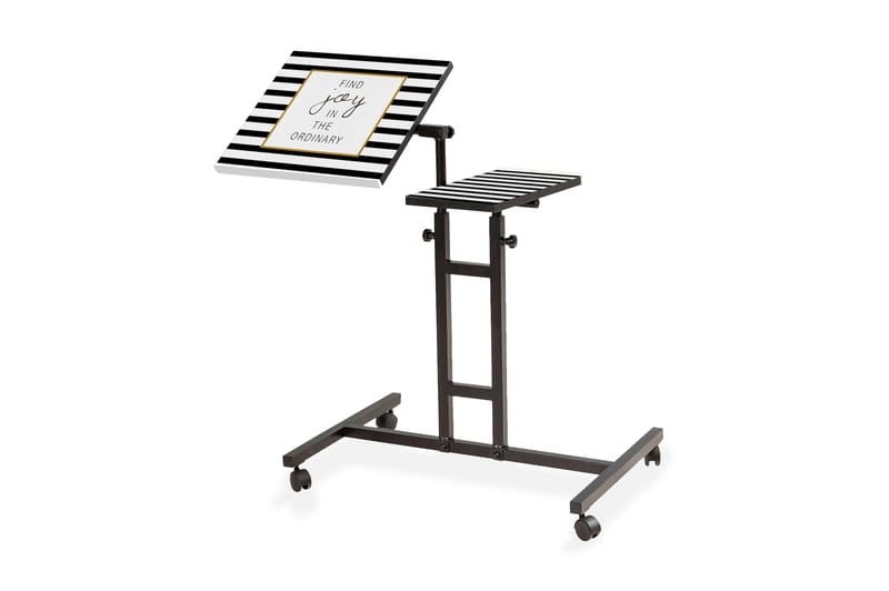 Ståskrivbord Villaluazo 67 cm Text Randig - Svart - Möbler - Bord & matgrupp - Kontorsbord - Skrivbord