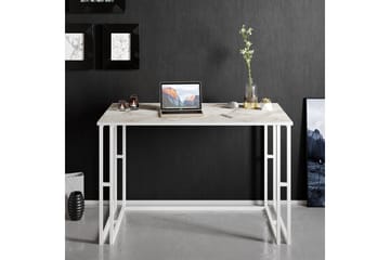 Stodene Skrivbord 120 cm Marmormönster - Vit - Möbler - Bord & matgrupp - Kontorsbord - Skrivbord