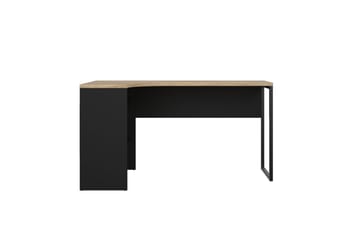 Taketo Hörnskrivbord 145 cm - Mörkgrå/Natur - Möbler - Bord & matgrupp - Kontorsbord - Skrivbord - Hörnskrivbord