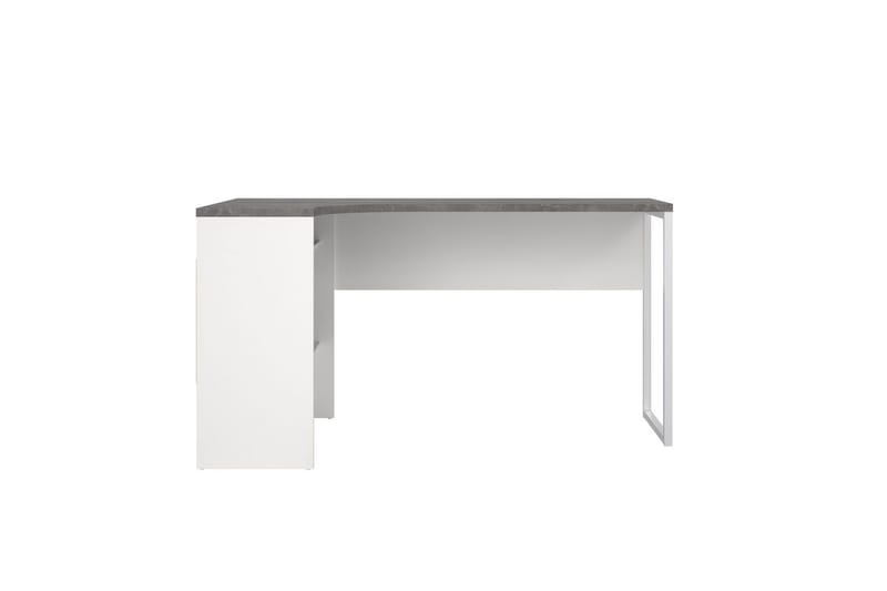 Taketo Hörnskrivbord 145 cm - Vit/Chokladbrun - Möbler - Bord & matgrupp - Kontorsbord - Skrivbord - Hörnskrivbord
