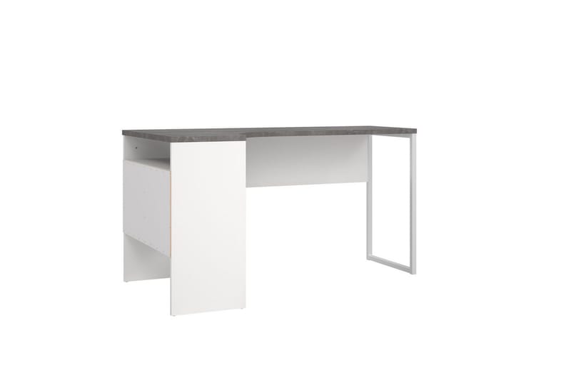 Taketo Hörnskrivbord 145 cm - Vit/Chokladbrun - Möbler - Bord & matgrupp - Kontorsbord - Skrivbord - Hörnskrivbord