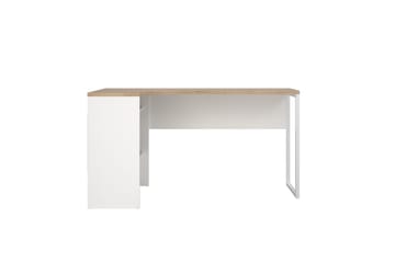 Taketo Hörnskrivbord 145 cm - Vit/Natur - Möbler - Bord & matgrupp - Kontorsbord - Skrivbord - Hörnskrivbord