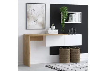 Tiff Skrivbord 74x45 cm Vit/Brun - Hanah Home - Möbler - Bord & matgrupp - Kontorsbord - Skrivbord