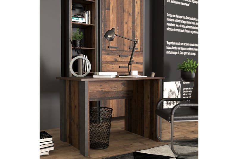 Torelles Skrivbord 103 cm - Brun/Grå - Möbler - Bord & matgrupp - Kontorsbord - Skrivbord