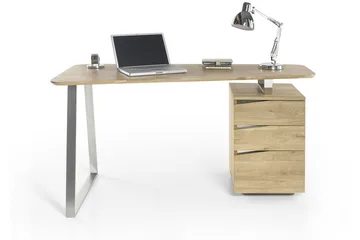 Tori Skrivbord 150 cm med Förvaring 3 Lådor - Massiv Ek - Möbler - Bord & matgrupp - Kontorsbord - Skrivbord