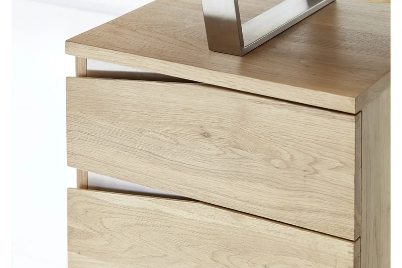 Tori Skrivbord 150 cm med Förvaring 3 Lådor - Massiv Ek - Möbler - Bord & matgrupp - Kontorsbord - Skrivbord