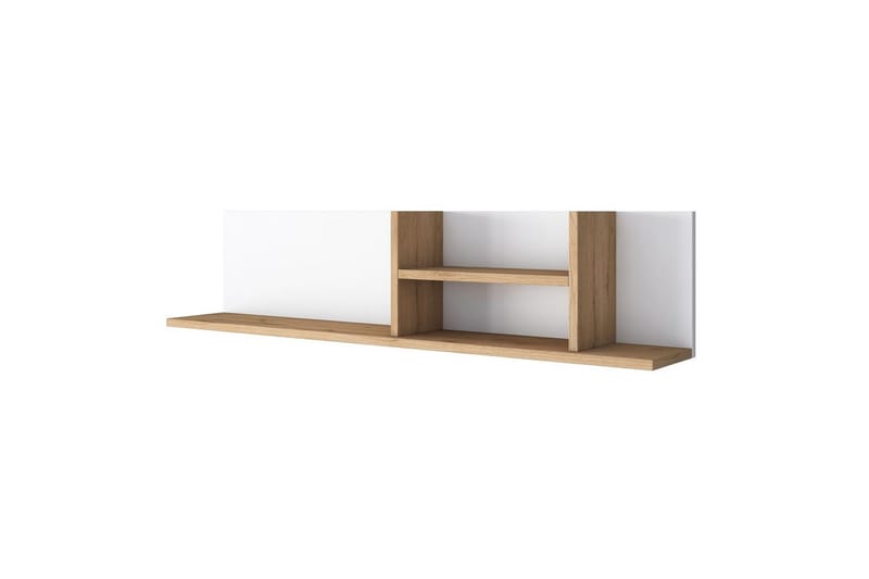 Skrivbord Traven Valnöt / Vit - Vit - Möbler - Bord & matgrupp - Kontorsbord - Skrivbord