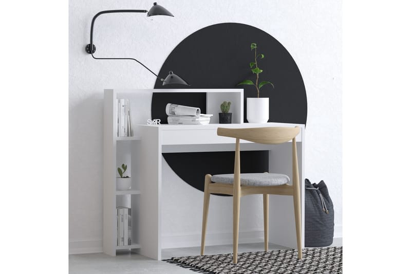 Skrivbord Trella 95x45 cm Vit - Hanah Home - Möbler - Bord & matgrupp - Kontorsbord - Skrivbord