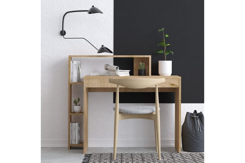 Skrivbord Uma 95x45 cm Brun - Hanah Home - Möbler - Bord & matgrupp - Kontorsbord - Skrivbord