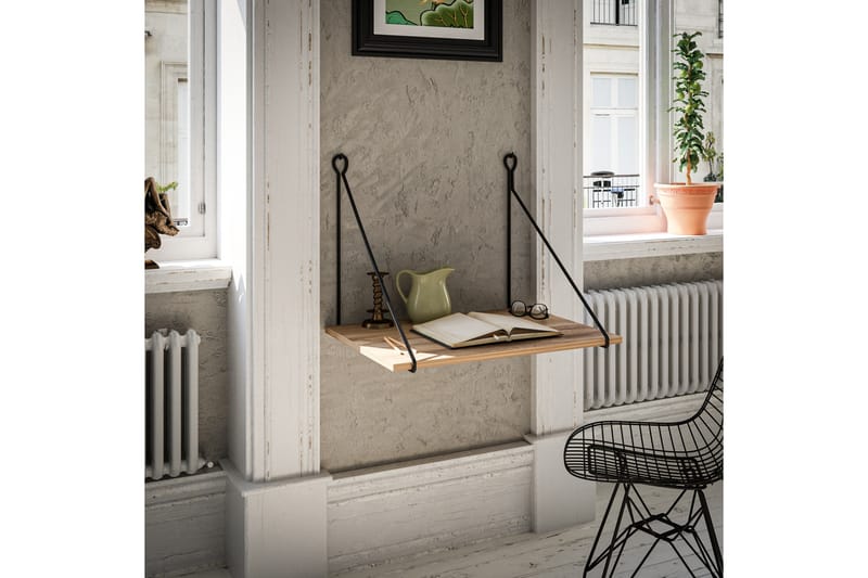 Väggskrivbord Mesjö 70 cm - Brun - Möbler - Bord & matgrupp - Kontorsbord - Skrivbord