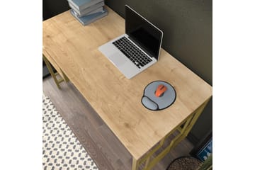 Vinresk Skrivbord 60x74,8x120 cm - Guld/Brun - Möbler - Bord & matgrupp - Kontorsbord - Skrivbord