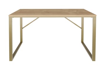 Vinresk Skrivbord 60x74x120 cm - Guld/Brun - Möbler - Bord & matgrupp - Kontorsbord - Skrivbord
