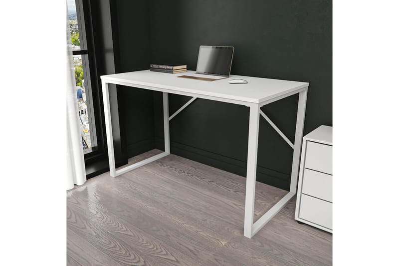 Vinresk Skrivbord 60x74x120 cm - Vit - Möbler - Bord & matgrupp - Kontorsbord - Skrivbord
