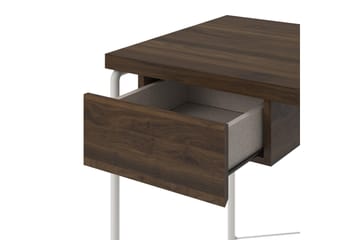 Webster Skrivbord 107 cm med Förvaring Låda Valnötsbrun - Novogratz - Möbler - Bord & matgrupp - Kontorsbord - Skrivbord