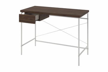 Webster Skrivbord 107 cm med Förvaring Låda Valnötsbrun - Novogratz - Möbler - Bord & matgrupp - Kontorsbord - Skrivbord