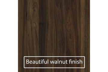 Webster Skrivbord 107 cm med Förvaring Låda Valnötsbrun - Novogratz - Möbler - Bord & matgrupp - Kontorsbord - Skrivbord