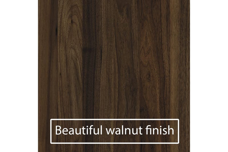 Webster Skrivbord 107 cm med Förvaring Låda Valnötsbrun - Novogratz - Möbler - Bord & matgrupp - Kontorsbord - Skrivbord