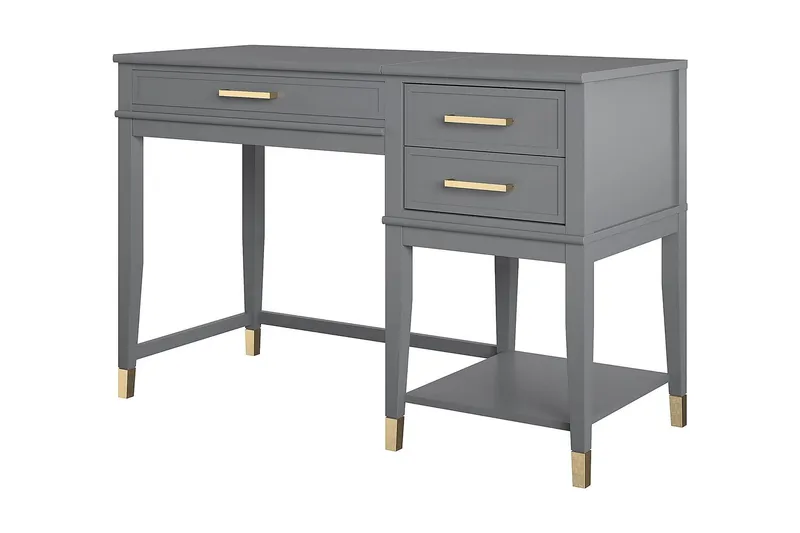 Westerleigh Höj-och Sänkbart Skrivbord 116 cm Förvaring Lådo - CosmoLiving - Möbler - Bord & matgrupp - Kontorsbord - Skrivbord