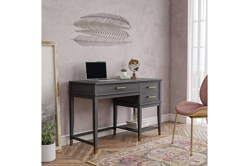 Westerleigh Höj-och Sänkbart Skrivbord 116 cm Förvaring Lådo - CosmoLiving - Möbler - Bord & matgrupp - Kontorsbord - Skrivbord