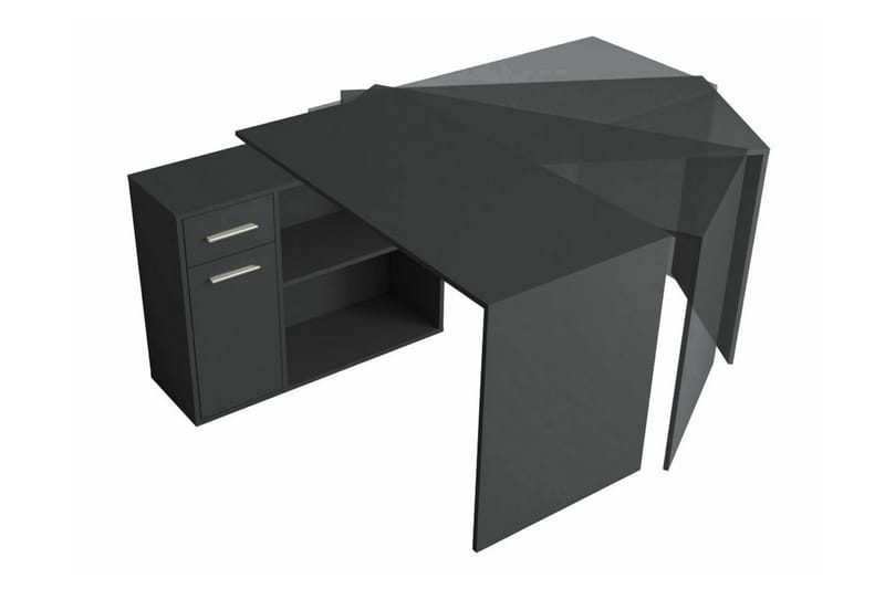 Skrivbord Wickston 120 cm - Antracit - Skrivbord - Datorbord