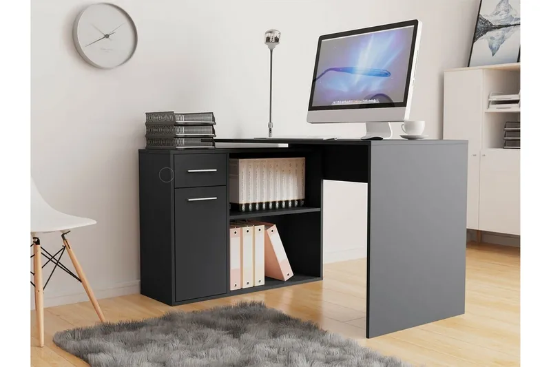 Wickston Skrivbord 120 cm Anthracite - Möbler - Bord & matgrupp - Kontorsbord - Skrivbord