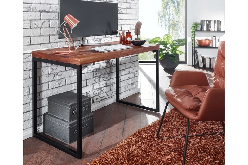 Wilhem Skrivbord 117 cm Rektangulär - Natur - Möbler - Bord & matgrupp - Kontorsbord - Skrivbord