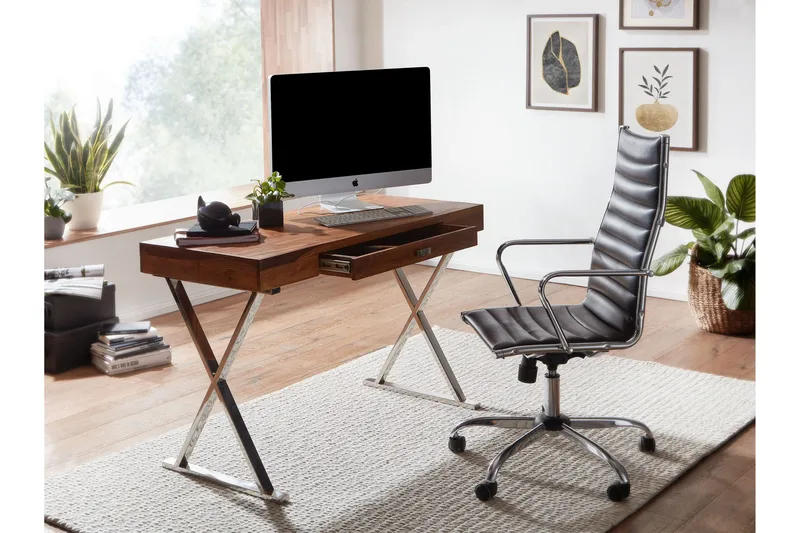 Wilhem Skrivbord 120 cm Rektangulär - Natur - Möbler - Bord & matgrupp - Kontorsbord - Skrivbord