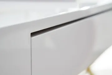 Willowdale Skrivbord 118 cm med Förvaring 2 Lådor - Vit/Guld - Möbler - Bord & matgrupp - Kontorsbord - Skrivbord