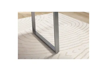 Skrivbord Wohnling Massiv trä träd kant metallben lantlig stil Silver, Rak, 140x60 cm - Silver, Rak, 140x60 cm - Möbler - Bord & matgrupp - Kontorsbord - Skrivbord