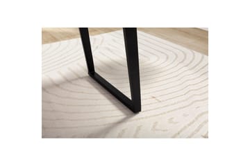 Skrivbord Wohnling Massiv trä träd kant metallben lantlig stil Svart, vinklad, 200x100 cm - Svart, vinklad, 200x100 cm - Möbler - Bord & matgrupp - Kontorsbord - Skrivbord