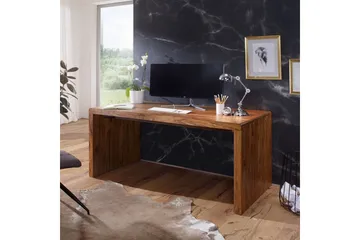Skrivbord Wohnling Massiva träben lantlig stil 200x100 cm, Rose Wood - 200x100 cm, rosenträ - Möbler - Bord & matgrupp - Kontorsbord - Skrivbord