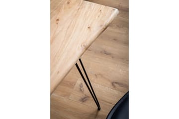 Skrivbord Wohnling Massivt trä 150 cm träd kant med hårnålben lantstil - Möbler - Bord & matgrupp - Kontorsbord - Skrivbord