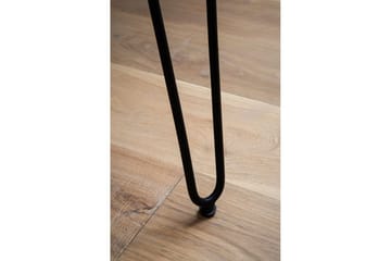 Skrivbord Wohnling Massivt trä 150 cm träd kant med hårnålben lantstil - Möbler - Bord & matgrupp - Kontorsbord - Skrivbord