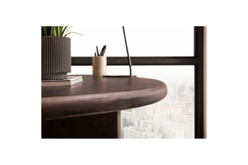 Skrivbord Wohnling Massivt trä 180 cm retro hemarbete njurform lantstil - Möbler - Bord & matgrupp - Kontorsbord - Skrivbord