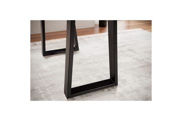 Skrivbord Wohnling Massivt trä med trädkanter, metallram - Möbler - Bord & matgrupp - Kontorsbord - Skrivbord