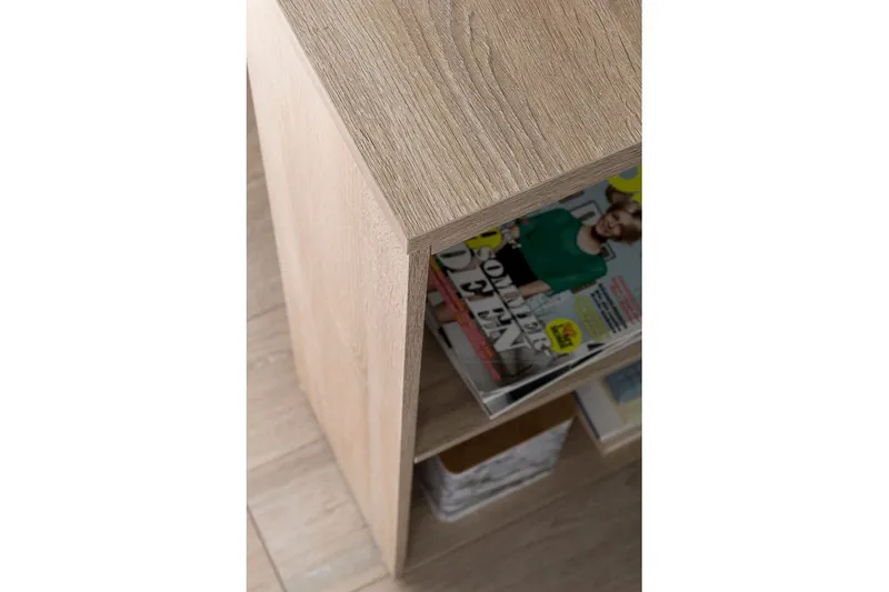 Skrivbord Wohnling med hylla 120x120x53 cm trä i modern stil Sonoma - Sonoma - Möbler - Bord & matgrupp - Kontorsbord - Skrivbord