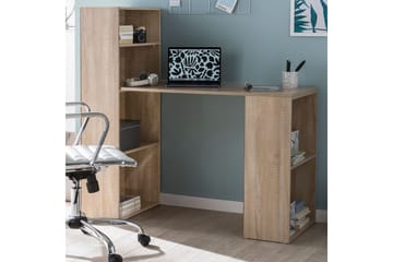 Skrivbord Wohnling med hylla 120x120x53 cm trä i modern stil Sonoma - Sonoma - Möbler - Bord & matgrupp - Kontorsbord - Skrivbord