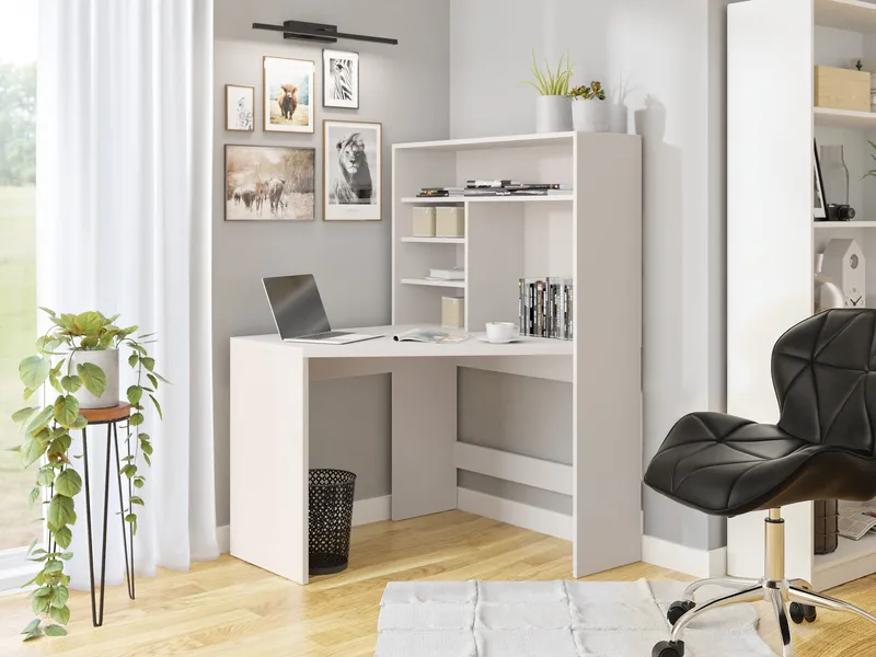 Zayden Skrivbord 96 cm - beige - Möbler - Bord & matgrupp - Kontorsbord - Skrivbord - Hörnskrivbord