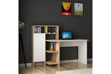 Zeko Skrivbord 120 cm med Förvaring Hylla - Ekfärg - Möbler - Bord & matgrupp - Kontorsbord - Skrivbord