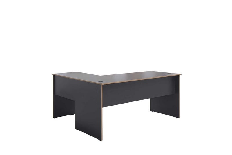 Soonam Skrivbord 160x144 cm - Rödfärgat trä/Antracit - Möbler - Bord & matgrupp - Kontorsbord - Skrivbord