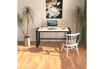 Sorix Skrivbord 55x122 cm - Vit/Svart - Möbler - Bord & matgrupp - Kontorsbord - Skrivbord