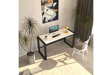 Sorix Skrivbord 55x122 cm - Vit/Svart - Möbler - Bord & matgrupp - Kontorsbord - Skrivbord
