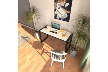 Sorix Skrivbord 55x122 cm - Vit/Svart - Möbler - Bord & matgrupp - Kontorsbord - Skrivbord